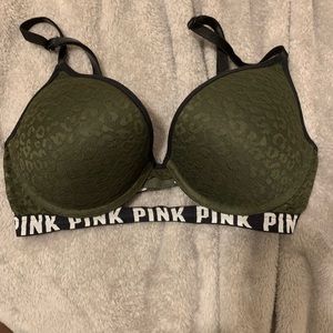 Victoria secret pink bras size 32D hardly worn